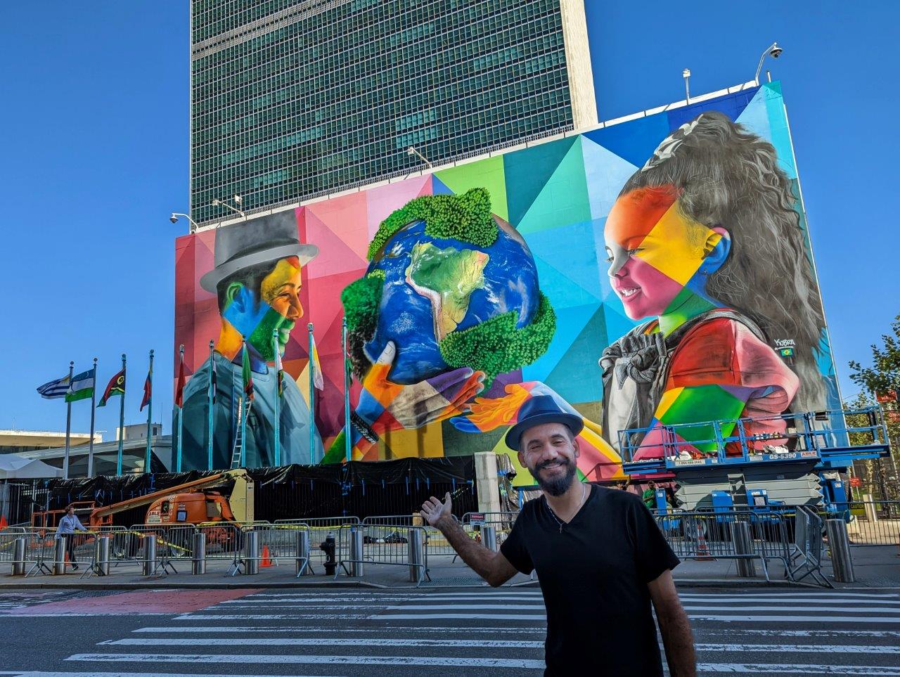 Michael Jackson ganha mural incrível do brasileiro Kobra em Nova York